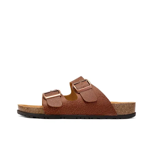 NANJIREN Слипоны Унисекс Красный Коричневый