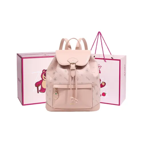 Disney Strawberry Bear Series ПВХ Портативный Рюкзак Стандартный Женский Многоцветный