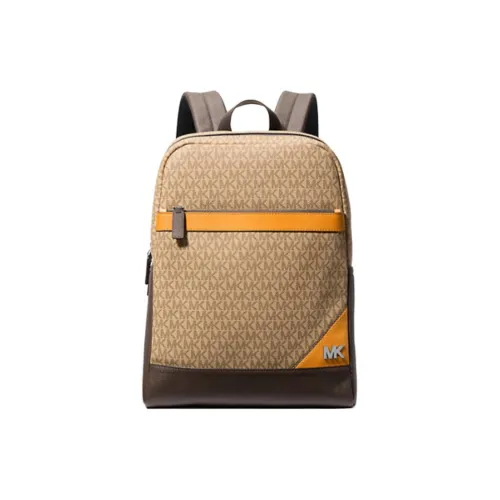 MICHAEL KORS Cooper Покрытый холст Рюкзак Средний Мужской Popular Апельсин