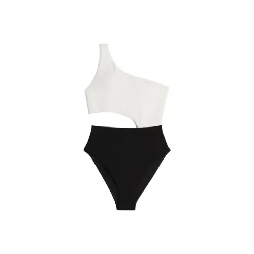 H&M Белый/Черный Женские Ван-Пис Купальники