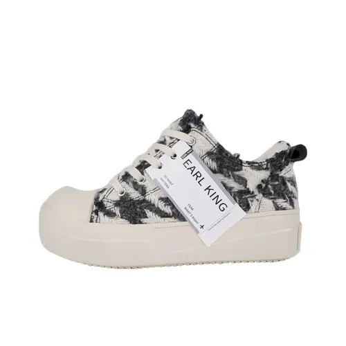 Earl King Износостойкий и Легкий Низкий Топ Casual Мужской Белый Серый