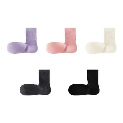 MIANWUQI Носки Crew Женские упаковка из 5 пар