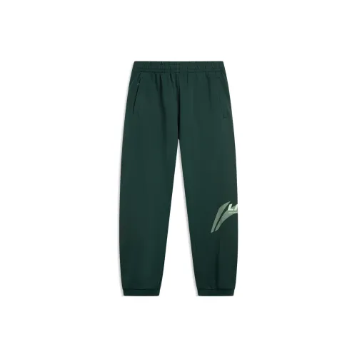 LINING Sports Life Collection Джунгли Зеленый Мужские Повседневные Штаны