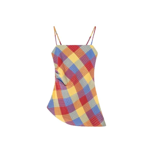 BOVCKEI Многоцветная клетка Женские топы