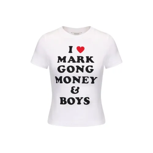 MARKGONG Белые Женские Футболки