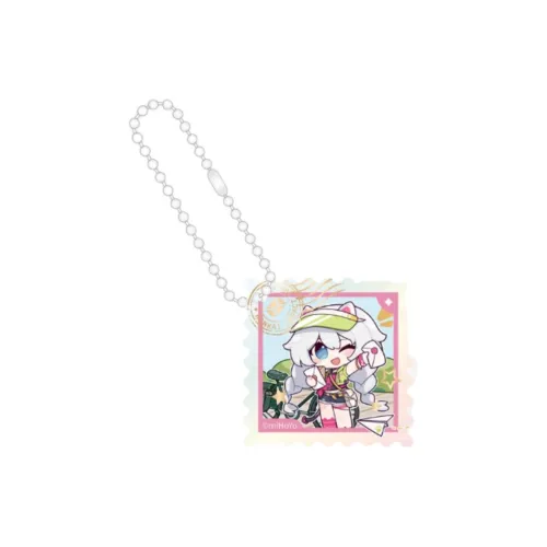 MIHOYO Kiana Mei Armor Bridge Collection Anime-Themed Charms with Stamp