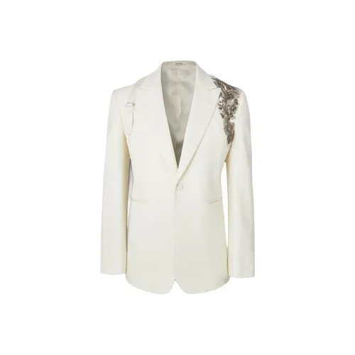 Alexander McQueen Белый Мужской Деловые костюмы