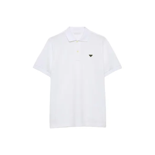 PRADA Белая Мужская Поло