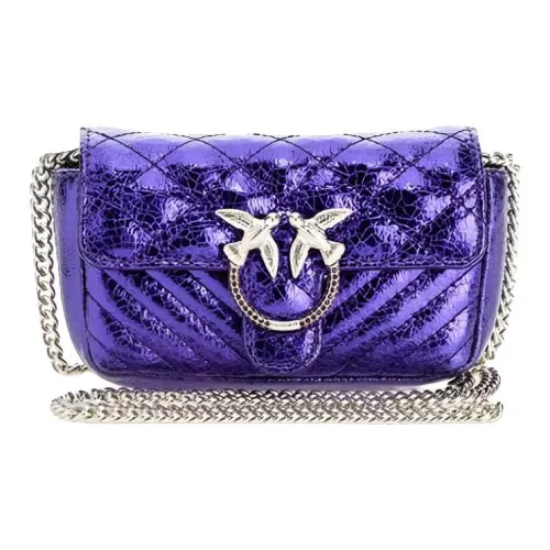 PINKO Телячья кожа Swallow Сумка Сумка через плечо Сумка на плечо Женская Фиолетовая