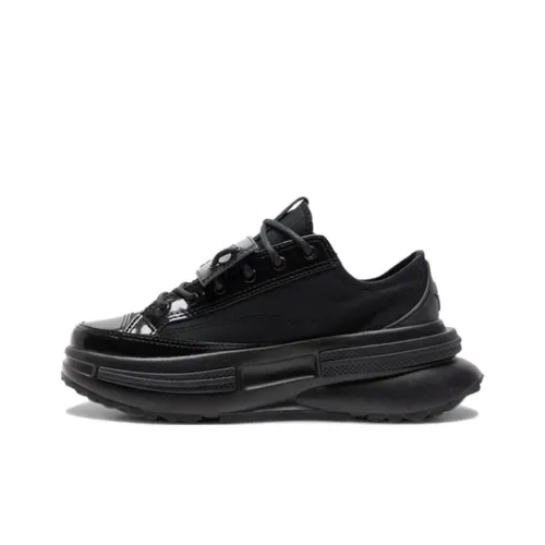 Converse Chuck Taylor Устойчивый к истиранию Низкий Топ Повседневная обувь Унисекс Черный