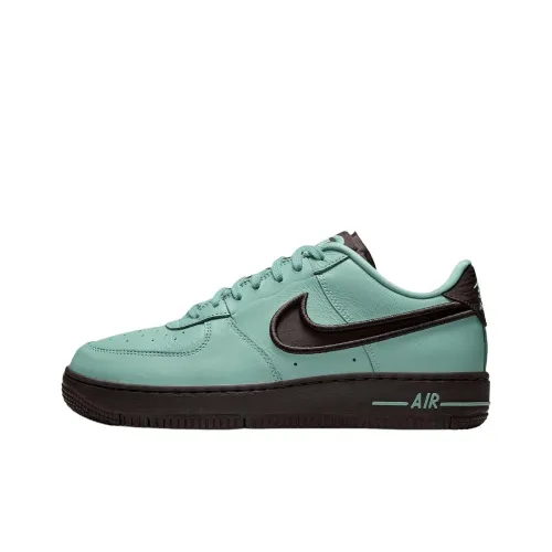 Nike Air FORCE 1 Скейтборд Кроссовки Низкие Зеленые Унисекс