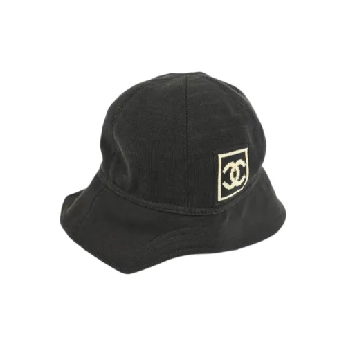 CHANEL Хлопковые Панамы Женские Черные