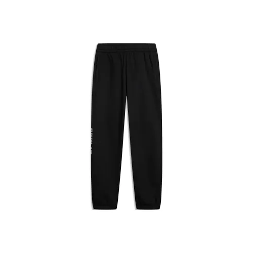 LINING Sports Life Collection Вязаные тренировочные брюки мужские черные