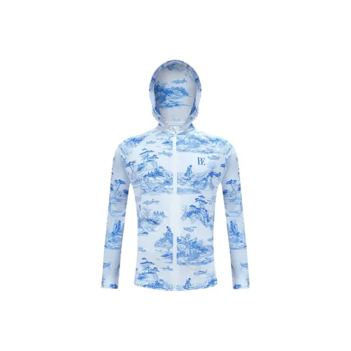 BALNEAIRE Blue and white porcelain series Сине-белый Многоцветный Мужской Мужские купальники