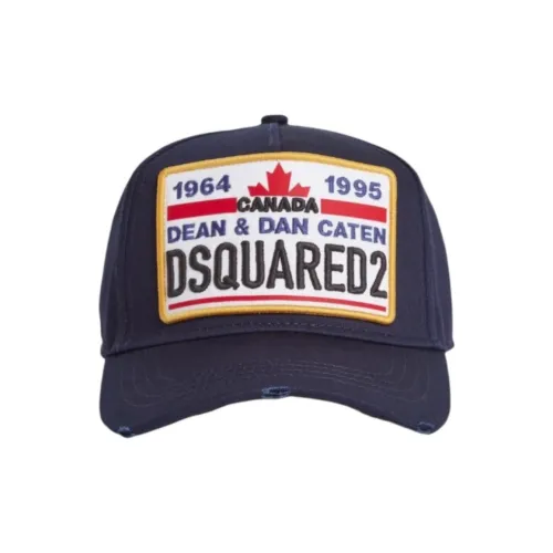 DSQUARED 2 Хлопок Бейсболки Мужские Синие