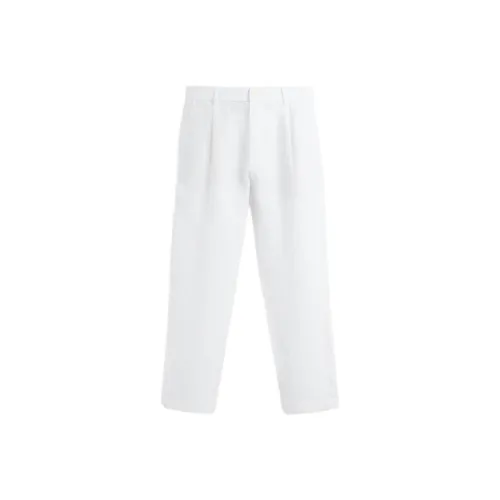 ZARA Белые Мужские Повседневные Штаны