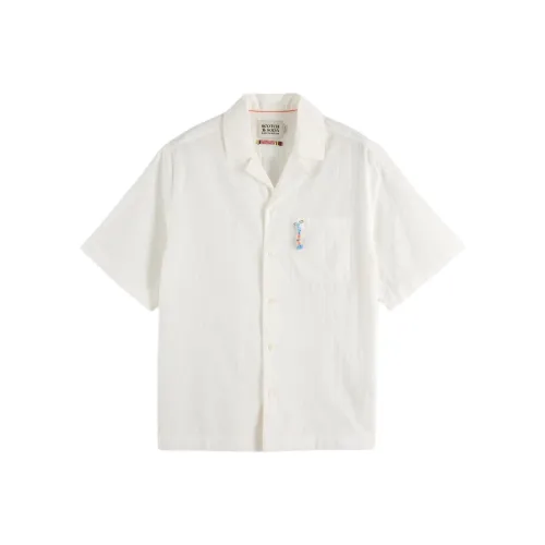 Scotch&Soda Белая Мужская Рубашка