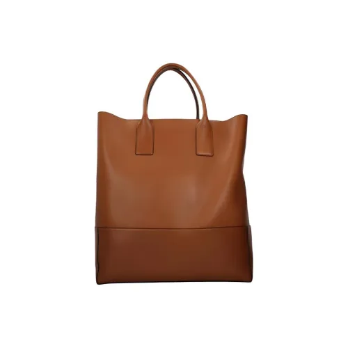 Bottega Veneta Кожа Тоут Сумка Сумка для покупок Сумка Обычная Унисекс Коричневый