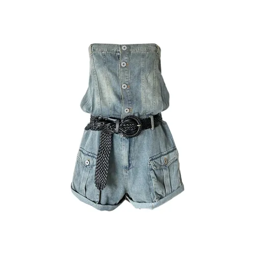 Лето Essentials Джинсовые шорты And Комбинезон Избранный Женские