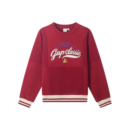 GAP co-brand Красный Детский Флисовый Свитшот