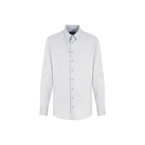 GIORGIO ARMANI Серые Мужские Рубашки