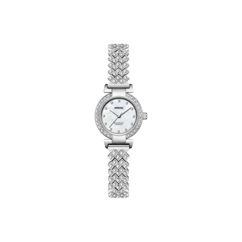Miniso Кварцевый механизм Часы Женские Жемчужная раковина Циферблат