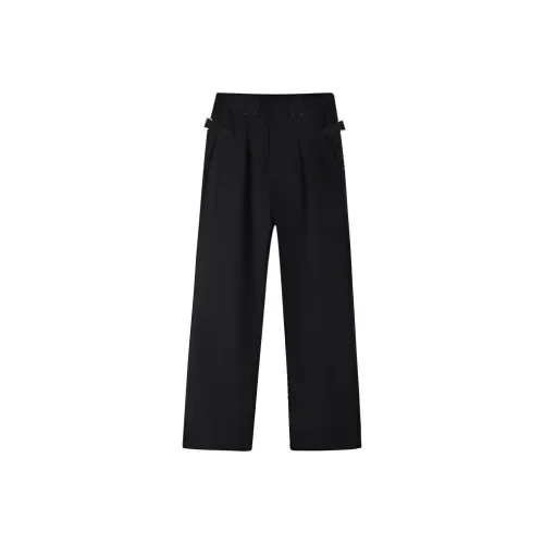 MARTHENAUT Черные Минималистичные Унисекс Костюмные Брюки