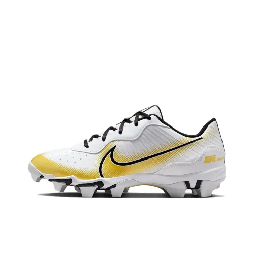 Nike Alpha Huarache 4 Бейсбольные кроссовки Низкий топ Белый Желтый Мужской