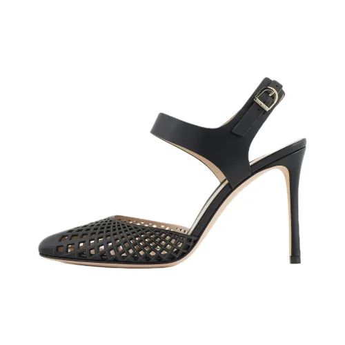 AMANI Decollete Из кожи Узкий каблук Высокие каблуки 9,5 см Женский Черный