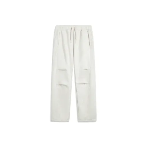 LINING Sports Life Collection Вязаные тренировочные штаны женские Фотиния серый