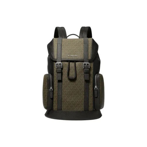 MICHAEL KORS Hudson Покрытый холст Рюкзак Мужской Оливковый