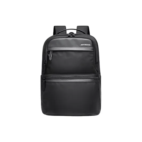 SEPTWOLVES Ткань Рюкзак Большой Мужской Черный