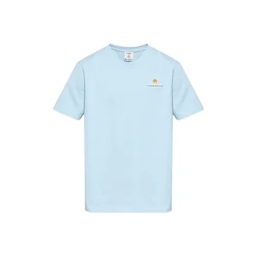 CASABLANCA Светло-синие Мужские T-рубашки