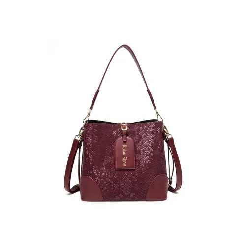 PAYOT Сумка через плечо из синтетической кожи женская бордового цвета