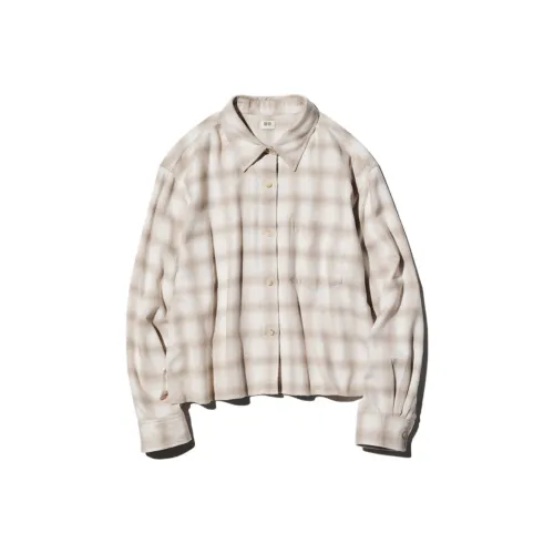 UNIQLO Сливочный Женские Рубашки