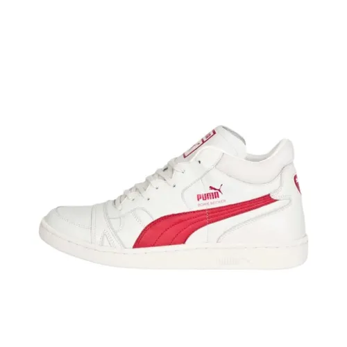 PUMA Becker Abrasion Resistant MID Топ Скейтборд Кроссовки Мужские Белый Красный
