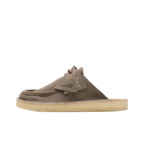 Clarks EVA Устойчивые к истиранию Домашние тапочки Мужские Серые