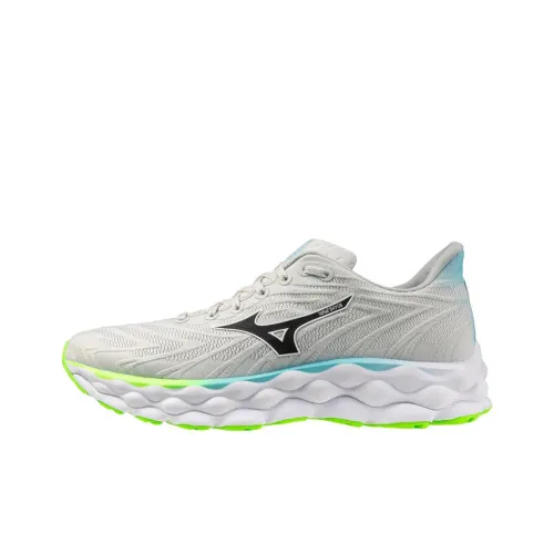 Mizuno WAVE SKY 8 Амортизация Износостойкий Низкий Топ Повседневные Беговые Кроссовки Мужские Светло-Серый