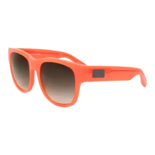 Linda Farrow Ацетат Квадратные Солнцезащитные Очки Женские Оранжевые