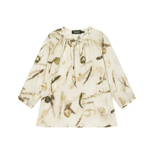 Desigual Белое основание Принт Женские Рубашки
