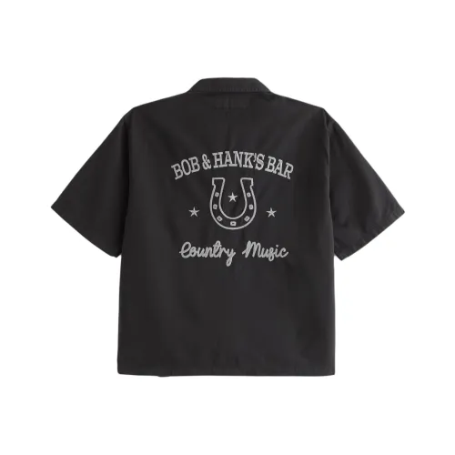 Abercrombie＆Fitch Черные Мужские Рубашки