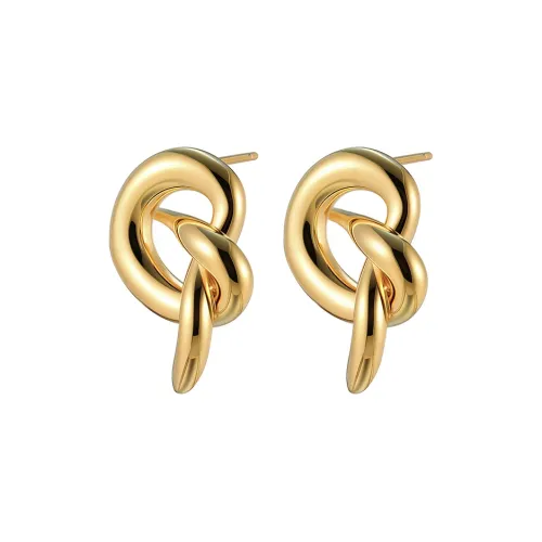 EAR PARTNER Серьги-гвоздики из серебра 925 пробы женские