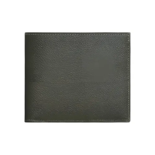 HERMES MC² COPERNIC Зернистая кожа личи Кошелек Унисекс C6 Vert Немецкий размер (DE) Gris Серо-зеленый