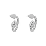 Серьги-гвоздики "Змея" (1 пара)