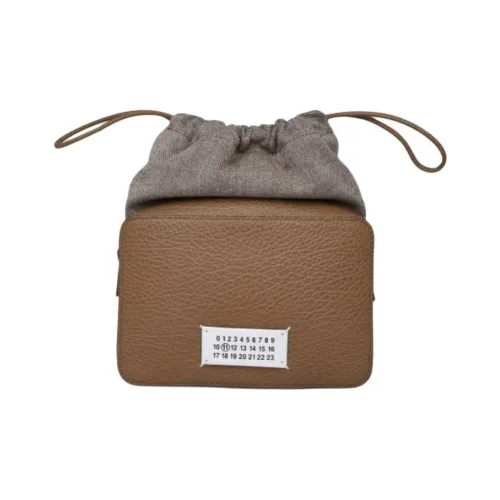 Maison Margiela Кожа Ведрообразные Сумки Сумки через плечо Сумка на плечо Мужская Коричневая