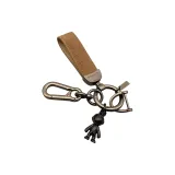 Замша Кофе + Маленький Космонавт Черный + Простота Карабинеры