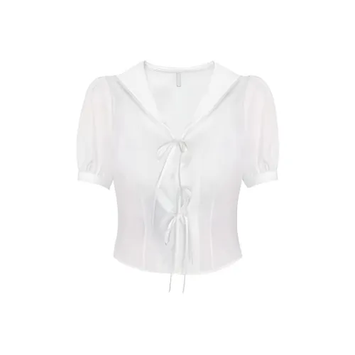 Meanalot Белые Женские Рубашки