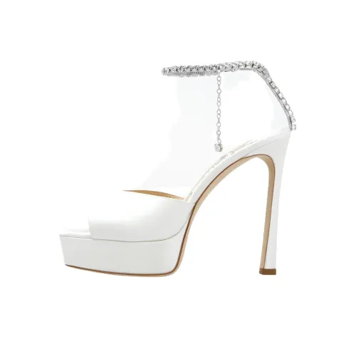 Jimmy Choo Saeda One Ремешок Сандалии Женские Белые