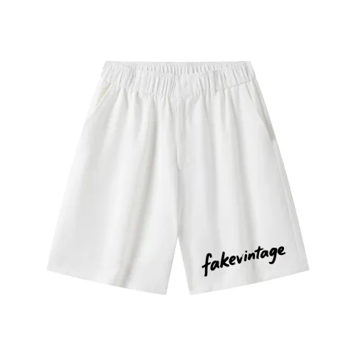 FAKE VINTAGE Повседневные шорты унисекс