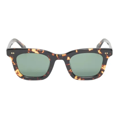 Stussy Металл Bio Ацетат Волокно Квадрат Солнцезащитные очки Унисекс Черепаховый